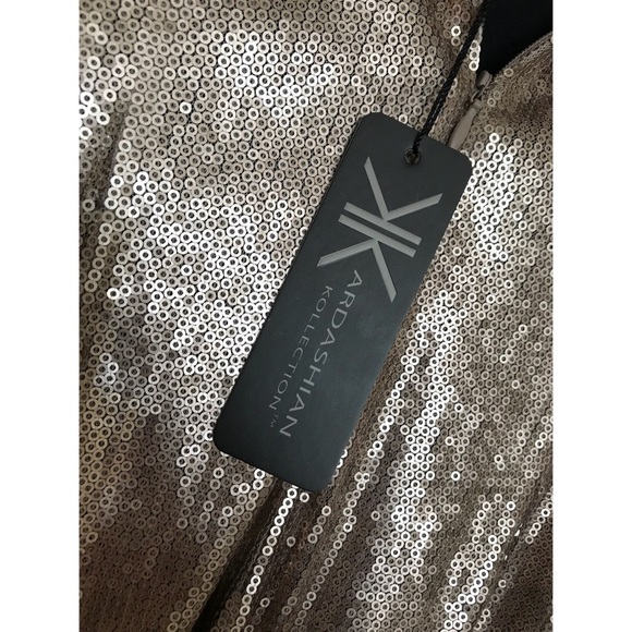 S O L D | Gold Sequin Mini Dress - Picture 6 of 6